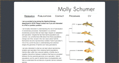 Desktop Screenshot of mollyschumer.com